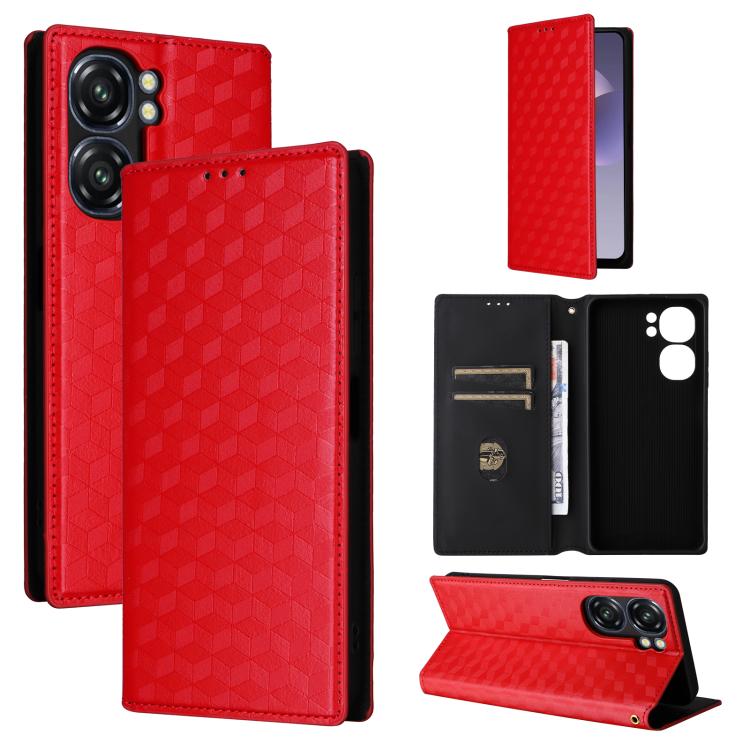 Cubic Grid Texture Flip Leather Phone Case, For Oukitel C66, For Oukitel C17 4G 2026, For Oukitel C5 4G 2025, For Oukitel C3 4G 2025, For Oukitel C62 / C62 Pro, For Oukitel C59 / C59 Pro, For Oukitel C61 / C61 Pro, For Oukitel P1                       ...