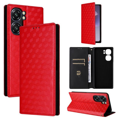 Cubic Grid Texture Flip Leather Phone Case, For Oukitel C66, For Oukitel C17 4G 2026, For Oukitel C5 4G 2025, For Oukitel C3 4G 2025, For Oukitel C62 / C62 Pro, For Oukitel C59 / C59 Pro, For Oukitel C61 / C61 Pro, For Oukitel P1                       ...