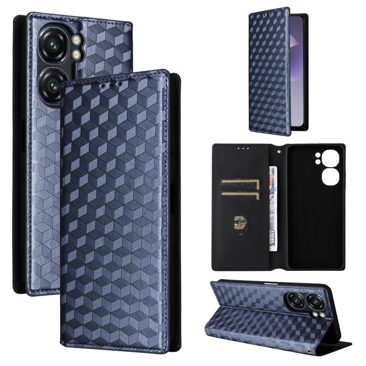 Cubic Grid Texture Flip Leather Phone Case, For Oukitel C66, For Oukitel C17 4G 2026, For Oukitel C5 4G 2025, For Oukitel C3 4G 2025, For Oukitel C62 / C62 Pro, For Oukitel C59 / C59 Pro, For Oukitel C61 / C61 Pro, For Oukitel P1                       ...