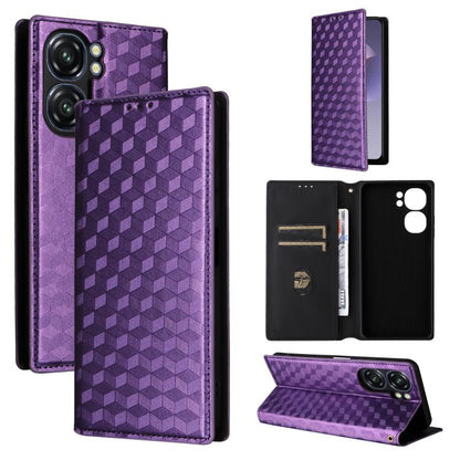 Cubic Grid Texture Flip Leather Phone Case, For Oukitel C66, For Oukitel C17 4G 2026, For Oukitel C5 4G 2025, For Oukitel C3 4G 2025, For Oukitel C62 / C62 Pro, For Oukitel C59 / C59 Pro, For Oukitel C61 / C61 Pro, For Oukitel P1                       ...