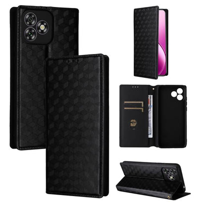 Cubic Grid Texture Flip Leather Phone Case, For Oukitel C66, For Oukitel C17 4G 2026, For Oukitel C5 4G 2025, For Oukitel C3 4G 2025, For Oukitel C62 / C62 Pro, For Oukitel C59 / C59 Pro, For Oukitel C61 / C61 Pro, For Oukitel P1                       ...