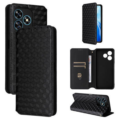Cubic Grid Texture Flip Leather Phone Case, For Oukitel C66, For Oukitel C17 4G 2026, For Oukitel C5 4G 2025, For Oukitel C3 4G 2025, For Oukitel C62 / C62 Pro, For Oukitel C59 / C59 Pro, For Oukitel C61 / C61 Pro, For Oukitel P1                       ...