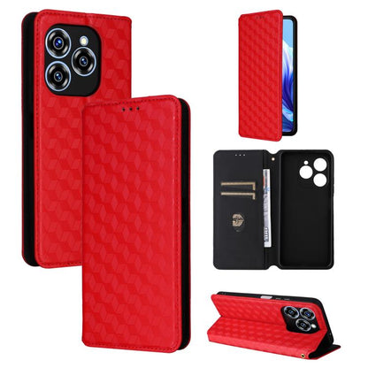 Cubic Grid Texture Flip Leather Phone Case, For Oukitel C66, For Oukitel C17 4G 2026, For Oukitel C5 4G 2025, For Oukitel C3 4G 2025, For Oukitel C62 / C62 Pro, For Oukitel C59 / C59 Pro, For Oukitel C61 / C61 Pro, For Oukitel P1                       ...
