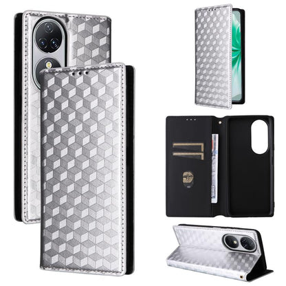 Cubic Grid Texture Flip Leather Phone Case, For Oukitel C66, For Oukitel C17 4G 2026, For Oukitel C5 4G 2025, For Oukitel C3 4G 2025, For Oukitel C62 / C62 Pro, For Oukitel C59 / C59 Pro, For Oukitel C61 / C61 Pro, For Oukitel P1                       ...