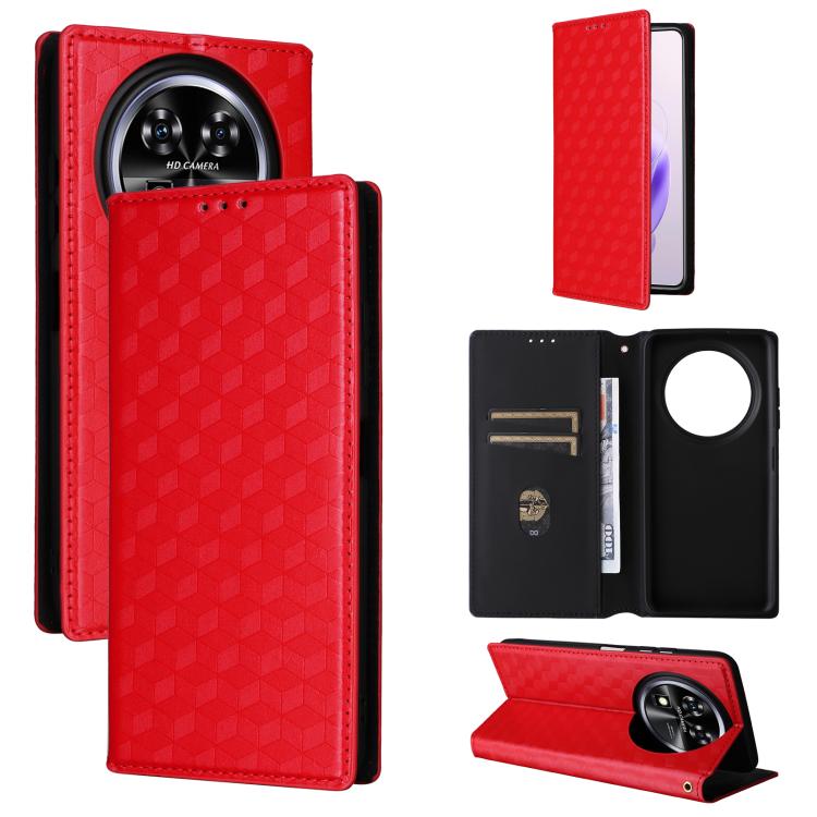 Cubic Grid Texture Flip Leather Phone Case, For Oukitel C66, For Oukitel C17 4G 2026, For Oukitel C5 4G 2025, For Oukitel C3 4G 2025, For Oukitel C62 / C62 Pro, For Oukitel C59 / C59 Pro, For Oukitel C61 / C61 Pro, For Oukitel P1                       ...