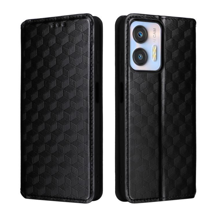 Cubic Grid Texture Flip Leather Phone Case, For Oukitel C35 / C36, For Oukitel C33, For Oukitel C32, For Oukitel C25, For Oukitel C21 Pro, For Oukitel C23 Pro, For Oukitel C21
