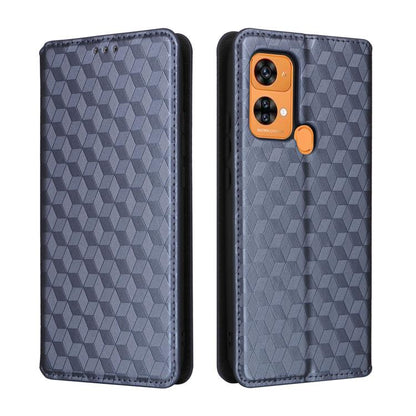 Cubic Grid Texture Flip Leather Phone Case, For Oukitel C35 / C36, For Oukitel C33, For Oukitel C32, For Oukitel C25, For Oukitel C21 Pro, For Oukitel C23 Pro, For Oukitel C21