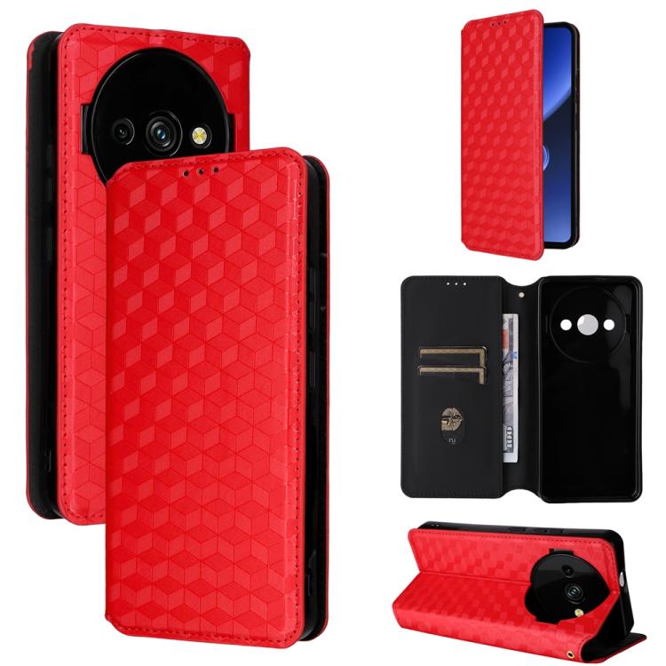 Cubic Grid Texture Flip Leather Phone Case, For Oukitel C66, For Oukitel C17 4G 2026, For Oukitel C5 4G 2025, For Oukitel C3 4G 2025, For Oukitel C62 / C62 Pro, For Oukitel C59 / C59 Pro, For Oukitel C61 / C61 Pro, For Oukitel P1                       ...