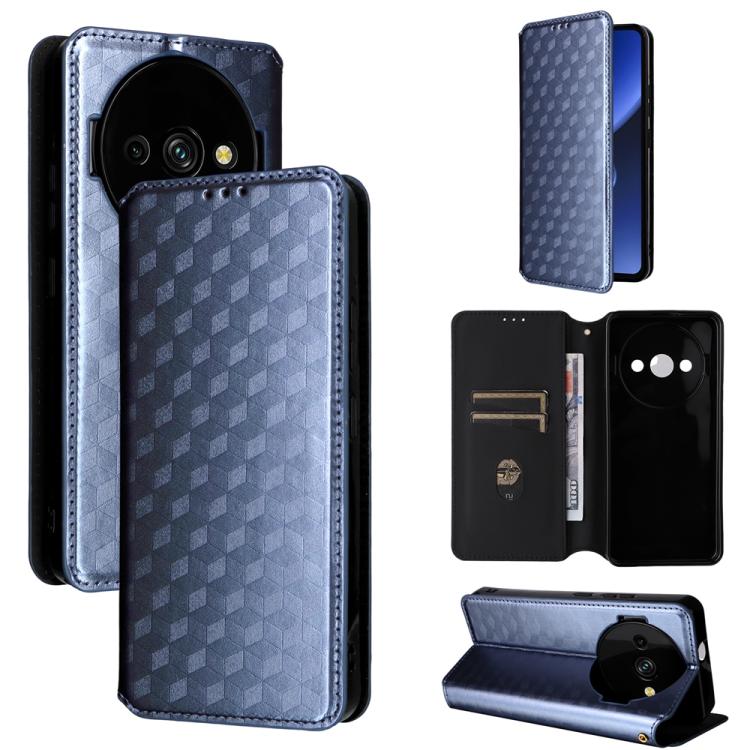Cubic Grid Texture Flip Leather Phone Case, For Oukitel C66, For Oukitel C17 4G 2026, For Oukitel C5 4G 2025, For Oukitel C3 4G 2025, For Oukitel C62 / C62 Pro, For Oukitel C59 / C59 Pro, For Oukitel C61 / C61 Pro, For Oukitel P1                       ...