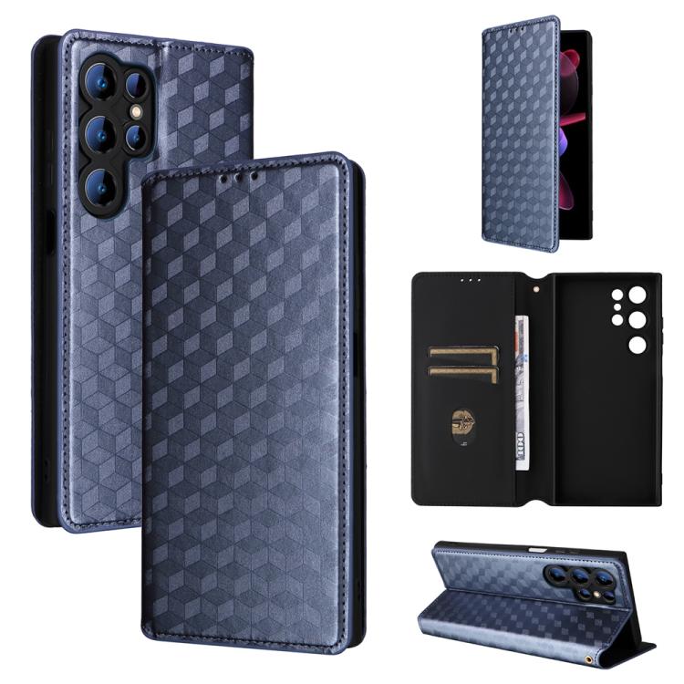 Cubic Grid Texture Flip Leather Phone Case, For Oukitel C66, For Oukitel C17 4G 2026, For Oukitel C5 4G 2025, For Oukitel C3 4G 2025, For Oukitel C62 / C62 Pro, For Oukitel C59 / C59 Pro, For Oukitel C61 / C61 Pro, For Oukitel P1                       ...