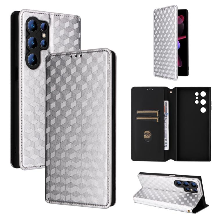 Cubic Grid Texture Flip Leather Phone Case, For Oukitel C66, For Oukitel C17 4G 2026, For Oukitel C5 4G 2025, For Oukitel C3 4G 2025, For Oukitel C62 / C62 Pro, For Oukitel C59 / C59 Pro, For Oukitel C61 / C61 Pro, For Oukitel P1                       ...