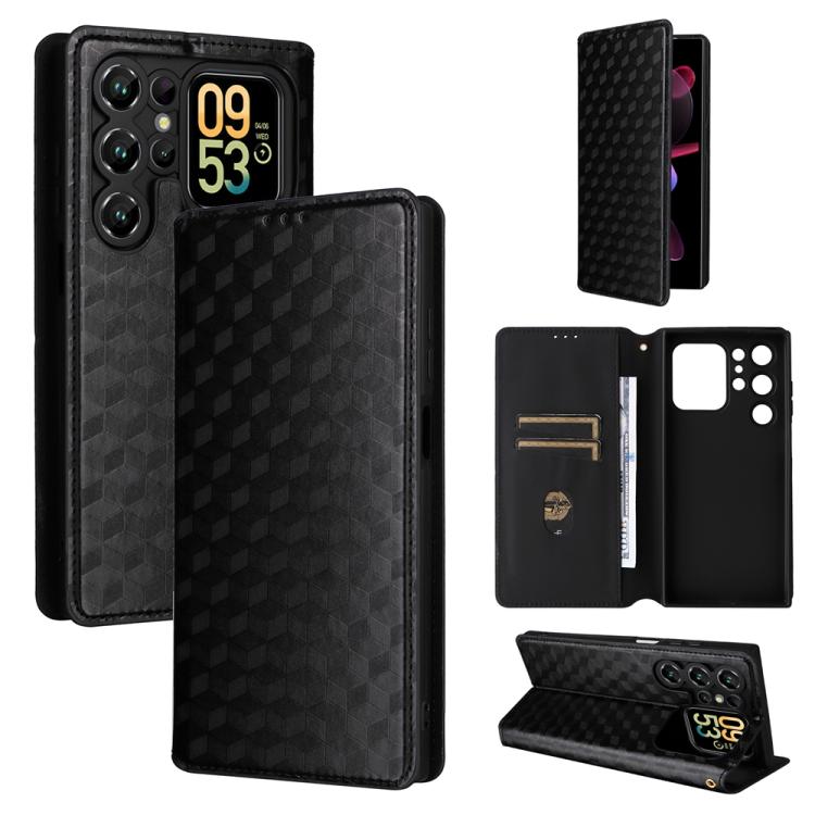 Cubic Grid Texture Flip Leather Phone Case, For Oukitel C66, For Oukitel C17 4G 2026, For Oukitel C5 4G 2025, For Oukitel C3 4G 2025, For Oukitel C62 / C62 Pro, For Oukitel C59 / C59 Pro, For Oukitel C61 / C61 Pro, For Oukitel P1                       ...