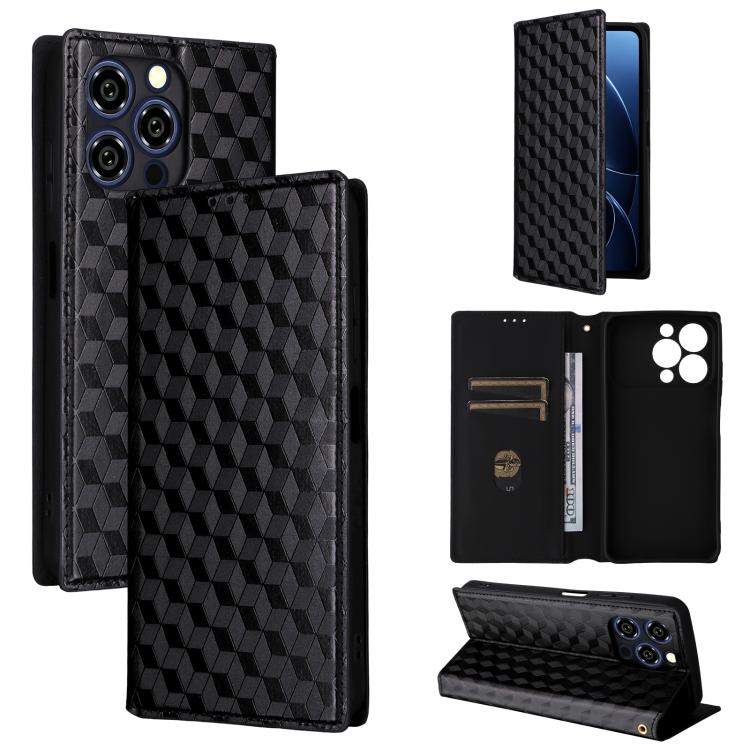 Cubic Grid Texture Flip Leather Phone Case, For Oukitel C66, For Oukitel C17 4G 2026, For Oukitel C5 4G 2025, For Oukitel C3 4G 2025, For Oukitel C62 / C62 Pro, For Oukitel C59 / C59 Pro, For Oukitel C61 / C61 Pro, For Oukitel P1                       ...