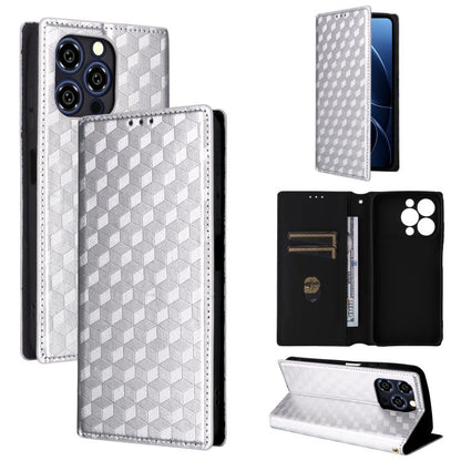 Cubic Grid Texture Flip Leather Phone Case, For Oukitel C66, For Oukitel C17 4G 2026, For Oukitel C5 4G 2025, For Oukitel C3 4G 2025, For Oukitel C62 / C62 Pro, For Oukitel C59 / C59 Pro, For Oukitel C61 / C61 Pro, For Oukitel P1                       ...