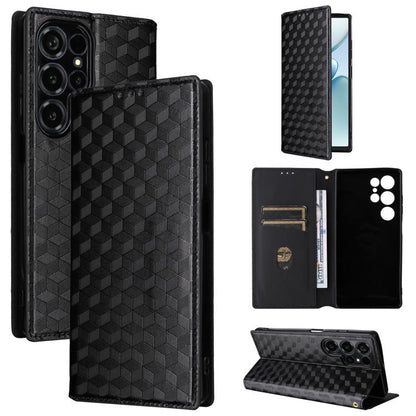 Cubic Grid Texture Flip Leather Phone Case, For Oukitel C66, For Oukitel C17 4G 2026, For Oukitel C5 4G 2025, For Oukitel C3 4G 2025, For Oukitel C62 / C62 Pro, For Oukitel C59 / C59 Pro, For Oukitel C61 / C61 Pro, For Oukitel P1                       ...
