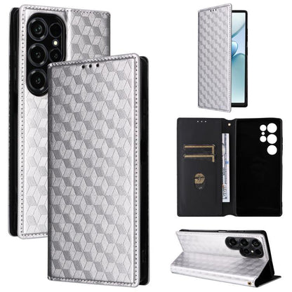 Cubic Grid Texture Flip Leather Phone Case, For Oukitel C66, For Oukitel C17 4G 2026, For Oukitel C5 4G 2025, For Oukitel C3 4G 2025, For Oukitel C62 / C62 Pro, For Oukitel C59 / C59 Pro, For Oukitel C61 / C61 Pro, For Oukitel P1                       ...
