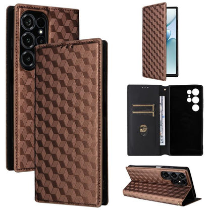 Cubic Grid Texture Flip Leather Phone Case, For Oukitel C66, For Oukitel C17 4G 2026, For Oukitel C5 4G 2025, For Oukitel C3 4G 2025, For Oukitel C62 / C62 Pro, For Oukitel C59 / C59 Pro, For Oukitel C61 / C61 Pro, For Oukitel P1                       ...