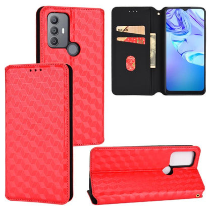 Cubic Grid Texture Flip Leather Phone Case, For TCL 30E / 30 SE / 305 / 306, For TCL Stylus 5G, For TCL 303, For TCL 20 R 5G / 20 AX 5G / Bremen 5G, For TCL 30 4G / 5G / TCL 30+ 5G, For TCL 30 XE 5G / TCL 30 V 5G, For TCL 20E / TCL 20Y, For TCL 20B 615...