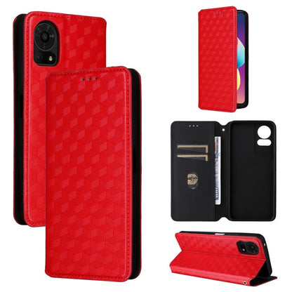 Cubic Grid Texture Flip Leather Phone Case, For TCL K70 NxtPaper 5G, For TCL K70 5G, For TCL K70 SE 4G, For TCL K70 Power / K70 4G, For TCL NxtPaper 70 Pro 5G, For TCL K32 5G / K33 5G, For TCL NxtPaper 60 Ultra 5G, For TCL 60 SE NxtPaper 5G            ...