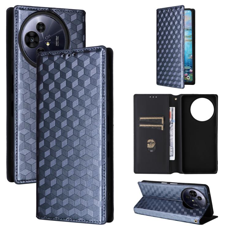 Cubic Grid Texture Flip Leather Phone Case, For TCL K70 NxtPaper 5G, For TCL K70 5G, For TCL K70 SE 4G, For TCL K70 Power / K70 4G, For TCL NxtPaper 70 Pro 5G, For TCL K32 5G / K33 5G, For TCL NxtPaper 60 Ultra 5G, For TCL 60 SE NxtPaper 5G            ...