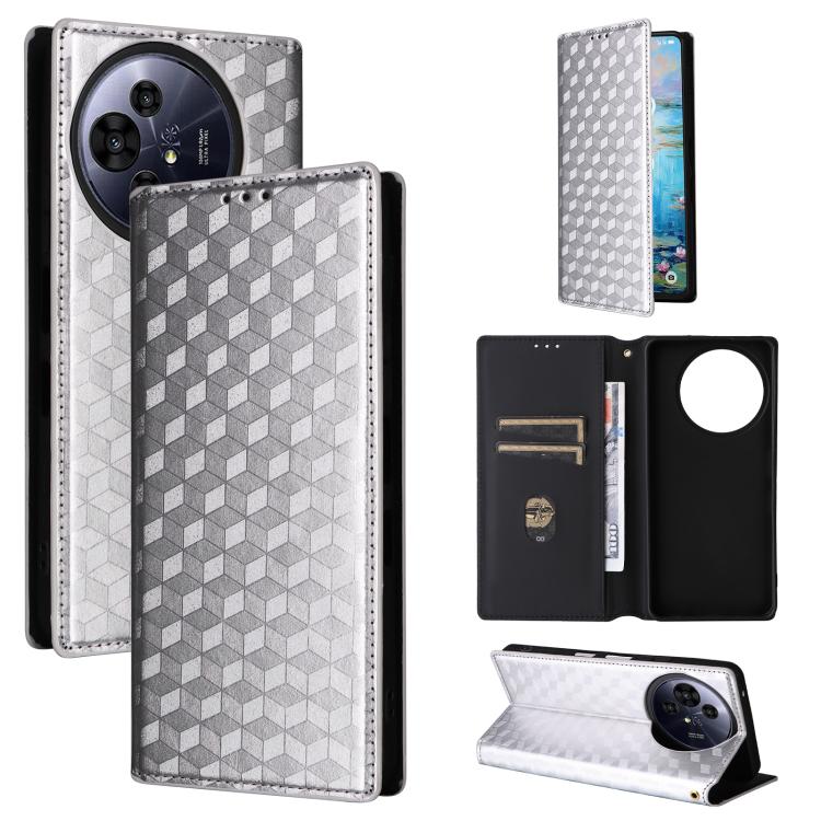 Cubic Grid Texture Flip Leather Phone Case, For TCL K70 NxtPaper 5G, For TCL K70 5G, For TCL K70 SE 4G, For TCL K70 Power / K70 4G, For TCL NxtPaper 70 Pro 5G, For TCL K32 5G / K33 5G, For TCL NxtPaper 60 Ultra 5G, For TCL 60 SE NxtPaper 5G            ...