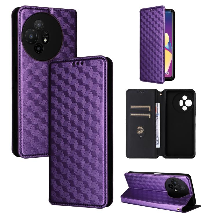 Cubic Grid Texture Flip Leather Phone Case, For TCL K70 NxtPaper 5G, For TCL K70 5G, For TCL K70 SE 4G, For TCL K70 Power / K70 4G, For TCL NxtPaper 70 Pro 5G, For TCL K32 5G / K33 5G, For TCL NxtPaper 60 Ultra 5G, For TCL 60 SE NxtPaper 5G            ...