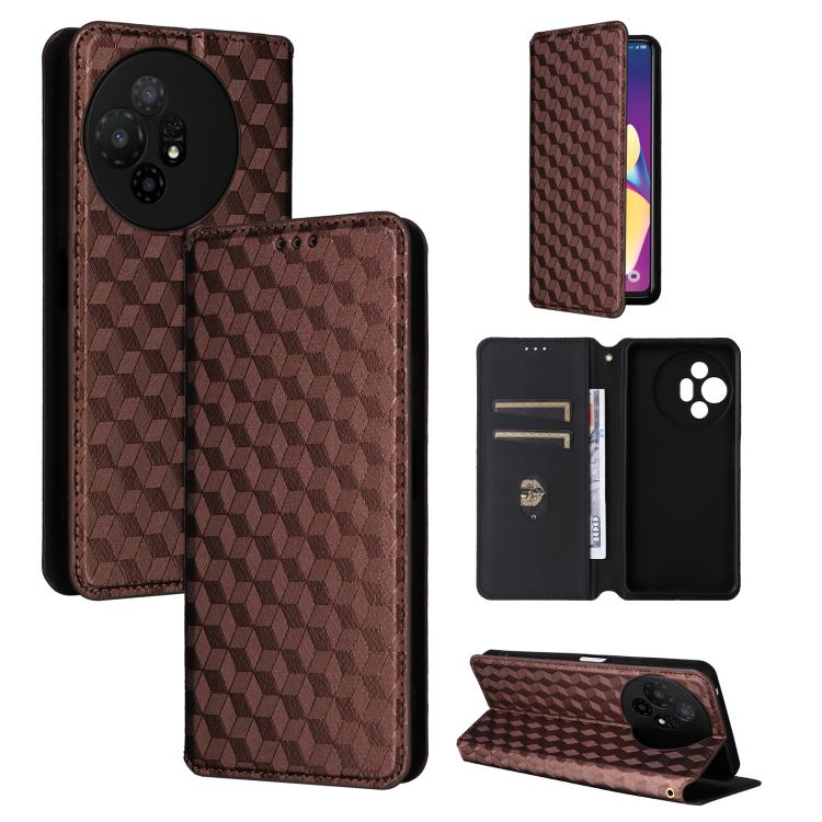 Cubic Grid Texture Flip Leather Phone Case, For TCL K70 NxtPaper 5G, For TCL K70 5G, For TCL K70 SE 4G, For TCL K70 Power / K70 4G, For TCL NxtPaper 70 Pro 5G, For TCL K32 5G / K33 5G, For TCL NxtPaper 60 Ultra 5G, For TCL 60 SE NxtPaper 5G            ...