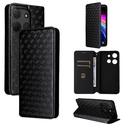Cubic Grid Texture Flip Leather Phone Case, For TCL K70 NxtPaper 5G, For TCL K70 5G, For TCL K70 SE 4G, For TCL K70 Power / K70 4G, For TCL NxtPaper 70 Pro 5G, For TCL K32 5G / K33 5G, For TCL NxtPaper 60 Ultra 5G, For TCL 60 SE NxtPaper 5G            ...