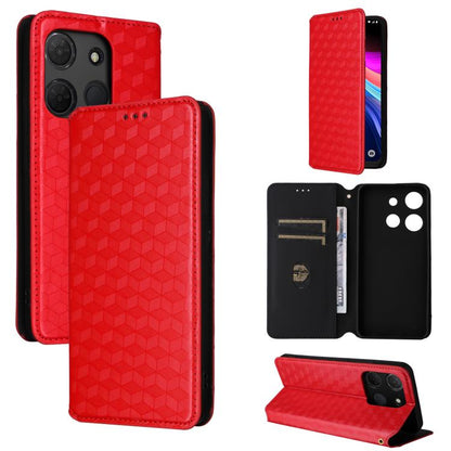 Cubic Grid Texture Flip Leather Phone Case, For TCL K70 NxtPaper 5G, For TCL K70 5G, For TCL K70 SE 4G, For TCL K70 Power / K70 4G, For TCL NxtPaper 70 Pro 5G, For TCL K32 5G / K33 5G, For TCL NxtPaper 60 Ultra 5G, For TCL 60 SE NxtPaper 5G            ...
