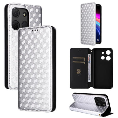 Cubic Grid Texture Flip Leather Phone Case, For TCL K70 NxtPaper 5G, For TCL K70 5G, For TCL K70 SE 4G, For TCL K70 Power / K70 4G, For TCL NxtPaper 70 Pro 5G, For TCL K32 5G / K33 5G, For TCL NxtPaper 60 Ultra 5G, For TCL 60 SE NxtPaper 5G            ...