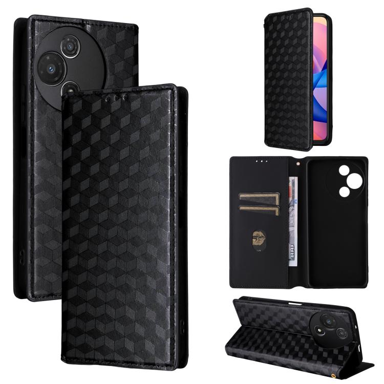 Cubic Grid Texture Flip Leather Phone Case, For TCL K70 NxtPaper 5G, For TCL K70 5G, For TCL K70 SE 4G, For TCL K70 Power / K70 4G, For TCL NxtPaper 70 Pro 5G, For TCL K32 5G / K33 5G, For TCL NxtPaper 60 Ultra 5G, For TCL 60 SE NxtPaper 5G            ...