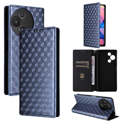 Cubic Grid Texture Flip Leather Phone Case, For TCL K70 NxtPaper 5G, For TCL K70 5G, For TCL K70 SE 4G, For TCL K70 Power / K70 4G, For TCL NxtPaper 70 Pro 5G, For TCL K32 5G / K33 5G, For TCL NxtPaper 60 Ultra 5G, For TCL 60 SE NxtPaper 5G            ...