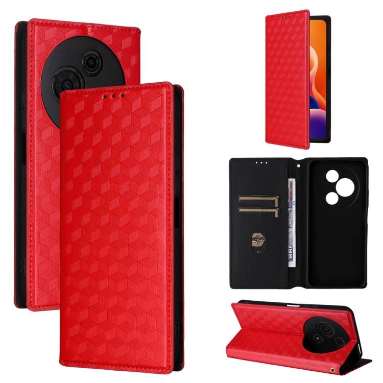 Cubic Grid Texture Flip Leather Phone Case, For TCL K70 NxtPaper 5G, For TCL K70 5G, For TCL K70 SE 4G, For TCL K70 Power / K70 4G, For TCL NxtPaper 70 Pro 5G, For TCL K32 5G / K33 5G, For TCL NxtPaper 60 Ultra 5G, For TCL 60 SE NxtPaper 5G            ...
