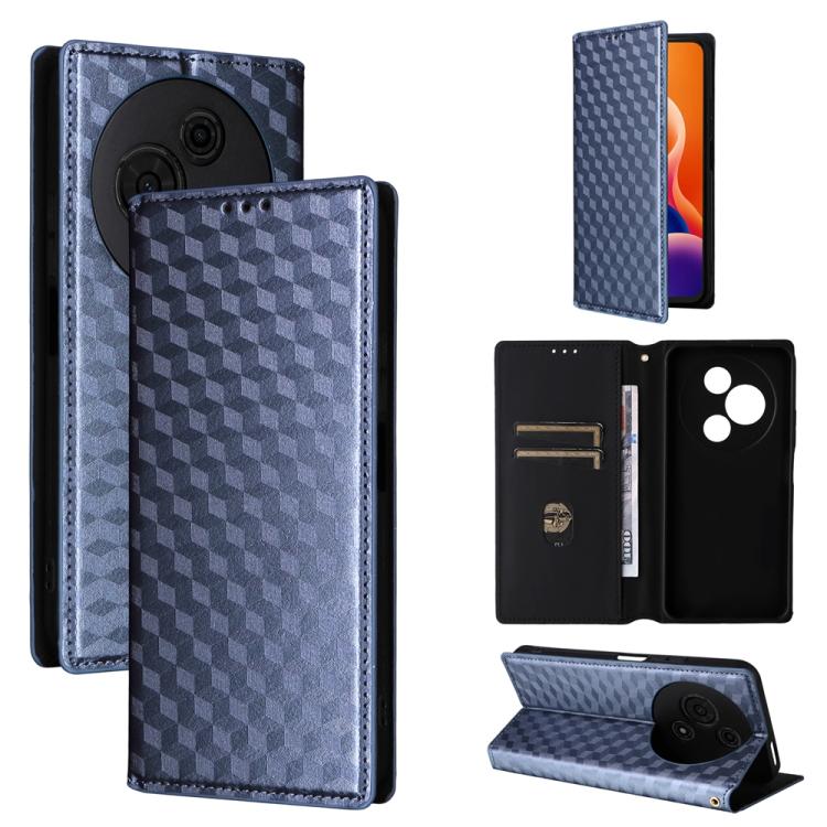 Cubic Grid Texture Flip Leather Phone Case, For TCL K70 NxtPaper 5G, For TCL K70 5G, For TCL K70 SE 4G, For TCL K70 Power / K70 4G, For TCL NxtPaper 70 Pro 5G, For TCL K32 5G / K33 5G, For TCL NxtPaper 60 Ultra 5G, For TCL 60 SE NxtPaper 5G            ...