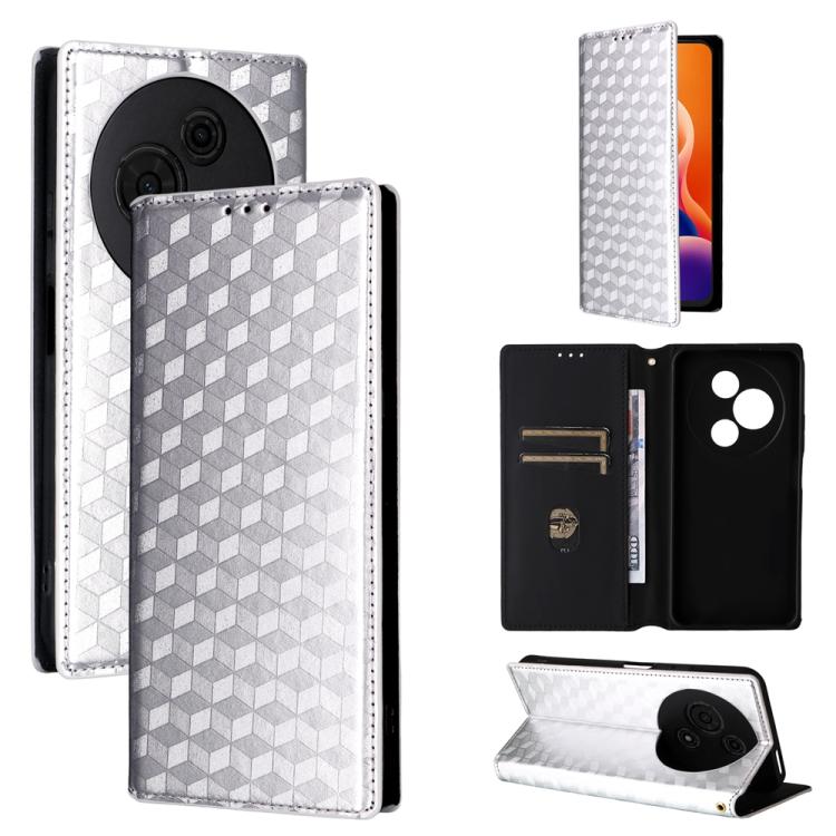Cubic Grid Texture Flip Leather Phone Case, For TCL K70 NxtPaper 5G, For TCL K70 5G, For TCL K70 SE 4G, For TCL K70 Power / K70 4G, For TCL NxtPaper 70 Pro 5G, For TCL K32 5G / K33 5G, For TCL NxtPaper 60 Ultra 5G, For TCL 60 SE NxtPaper 5G            ...