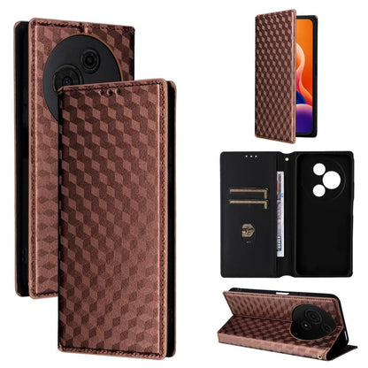 Cubic Grid Texture Flip Leather Phone Case, For TCL K70 NxtPaper 5G, For TCL K70 5G, For TCL K70 SE 4G, For TCL K70 Power / K70 4G, For TCL NxtPaper 70 Pro 5G, For TCL K32 5G / K33 5G, For TCL NxtPaper 60 Ultra 5G, For TCL 60 SE NxtPaper 5G            ...