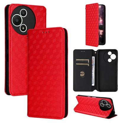 Cubic Grid Texture Flip Leather Phone Case, For TCL K70 NxtPaper 5G, For TCL K70 5G, For TCL K70 SE 4G, For TCL K70 Power / K70 4G, For TCL NxtPaper 70 Pro 5G, For TCL K32 5G / K33 5G, For TCL NxtPaper 60 Ultra 5G, For TCL 60 SE NxtPaper 5G            ...