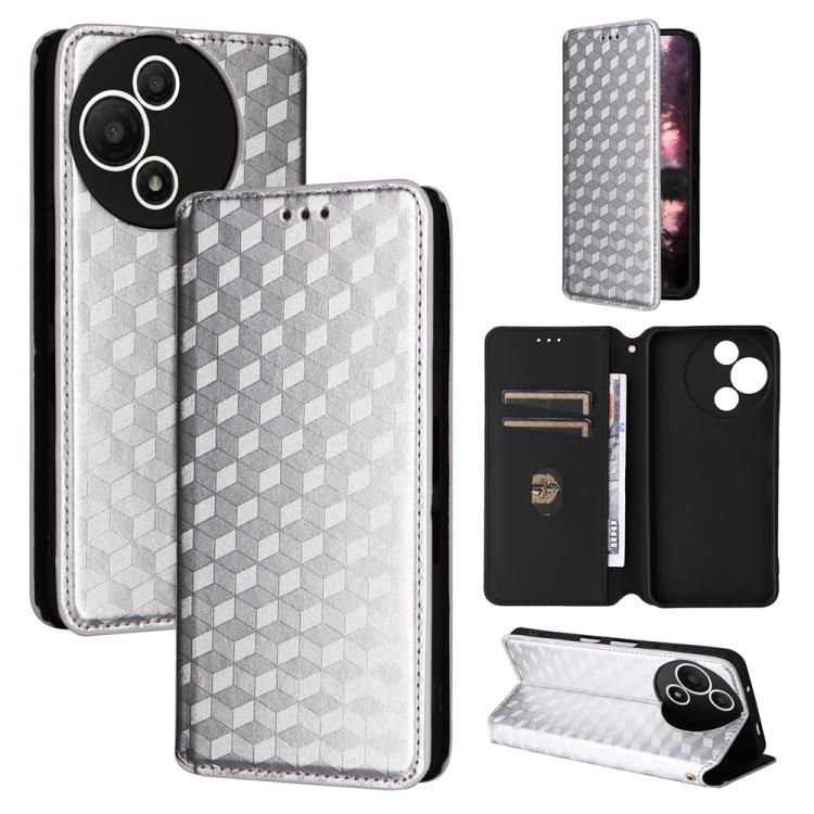 Cubic Grid Texture Flip Leather Phone Case, For TCL K70 NxtPaper 5G, For TCL K70 5G, For TCL K70 SE 4G, For TCL K70 Power / K70 4G, For TCL NxtPaper 70 Pro 5G, For TCL K32 5G / K33 5G, For TCL NxtPaper 60 Ultra 5G, For TCL 60 SE NxtPaper 5G            ...