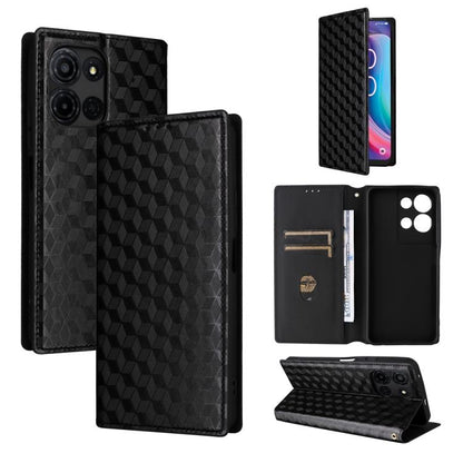 Cubic Grid Texture Flip Leather Phone Case, For TCL K70 NxtPaper 5G, For TCL K70 5G, For TCL K70 SE 4G, For TCL K70 Power / K70 4G, For TCL NxtPaper 70 Pro 5G, For TCL K32 5G / K33 5G, For TCL NxtPaper 60 Ultra 5G, For TCL 60 SE NxtPaper 5G            ...