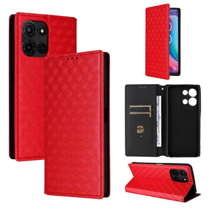 Cubic Grid Texture Flip Leather Phone Case, For TCL K70 NxtPaper 5G, For TCL K70 5G, For TCL K70 SE 4G, For TCL K70 Power / K70 4G, For TCL NxtPaper 70 Pro 5G, For TCL K32 5G / K33 5G, For TCL NxtPaper 60 Ultra 5G, For TCL 60 SE NxtPaper 5G            ...