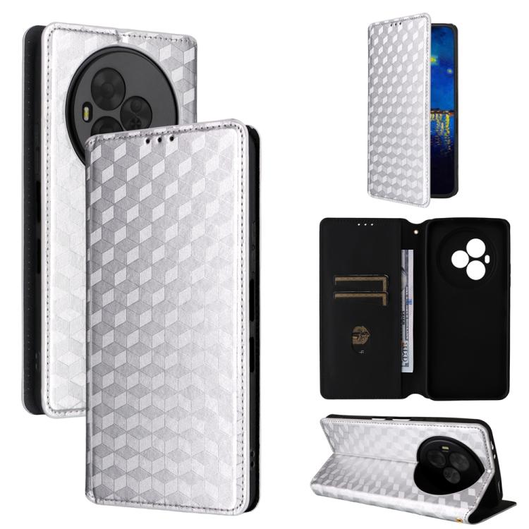 Cubic Grid Texture Flip Leather Phone Case, For TCL K70 NxtPaper 5G, For TCL K70 5G, For TCL K70 SE 4G, For TCL K70 Power / K70 4G, For TCL NxtPaper 70 Pro 5G, For TCL K32 5G / K33 5G, For TCL NxtPaper 60 Ultra 5G, For TCL 60 SE NxtPaper 5G            ...