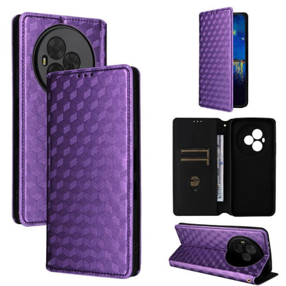 Cubic Grid Texture Flip Leather Phone Case, For TCL K70 NxtPaper 5G, For TCL K70 5G, For TCL K70 SE 4G, For TCL K70 Power / K70 4G, For TCL NxtPaper 70 Pro 5G, For TCL K32 5G / K33 5G, For TCL NxtPaper 60 Ultra 5G, For TCL 60 SE NxtPaper 5G            ...
