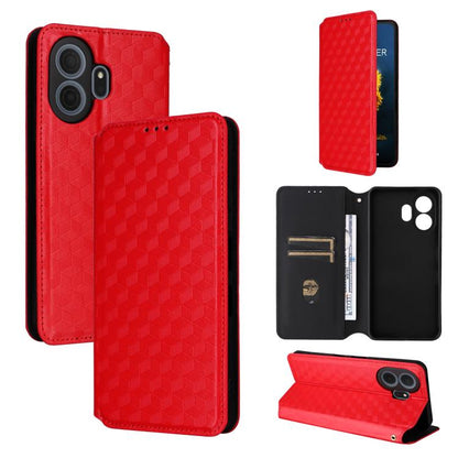Cubic Grid Texture Flip Leather Phone Case, For TCL K70 NxtPaper 5G, For TCL K70 5G, For TCL K70 SE 4G, For TCL K70 Power / K70 4G, For TCL NxtPaper 70 Pro 5G, For TCL K32 5G / K33 5G, For TCL NxtPaper 60 Ultra 5G, For TCL 60 SE NxtPaper 5G            ...