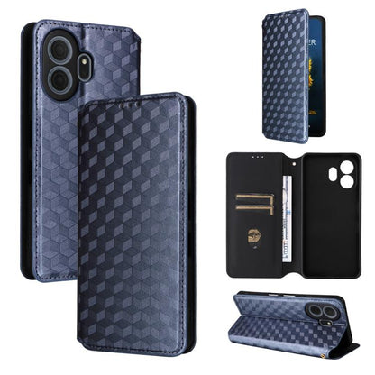 Cubic Grid Texture Flip Leather Phone Case, For TCL K70 NxtPaper 5G, For TCL K70 5G, For TCL K70 SE 4G, For TCL K70 Power / K70 4G, For TCL NxtPaper 70 Pro 5G, For TCL K32 5G / K33 5G, For TCL NxtPaper 60 Ultra 5G, For TCL 60 SE NxtPaper 5G            ...