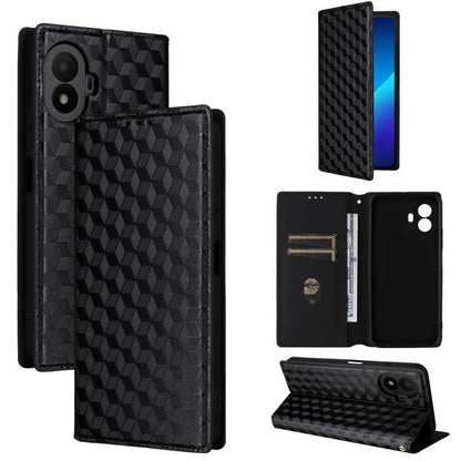 Cubic Grid Texture Flip Leather Phone Case, For TCL K70 NxtPaper 5G, For TCL K70 5G, For TCL K70 SE 4G, For TCL K70 Power / K70 4G, For TCL NxtPaper 70 Pro 5G, For TCL K32 5G / K33 5G, For TCL NxtPaper 60 Ultra 5G, For TCL 60 SE NxtPaper 5G            ...