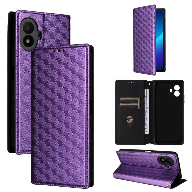Cubic Grid Texture Flip Leather Phone Case, For TCL K70 NxtPaper 5G, For TCL K70 5G, For TCL K70 SE 4G, For TCL K70 Power / K70 4G, For TCL NxtPaper 70 Pro 5G, For TCL K32 5G / K33 5G, For TCL NxtPaper 60 Ultra 5G, For TCL 60 SE NxtPaper 5G            ...
