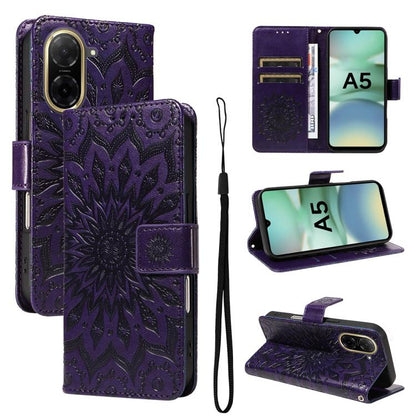 Embossed Sunflower Pattern Flip Leather Phone Case, For Redmi 17C/14C 4G/A4 5G/Poco C75 5G, For Redmi K90 Pro Max/Poco F8 Ultra, For Redmi K90 / Poco F8 Pro, For Redmi 15C 5G/4G EU 173mm/Poco C85 5G, For Redmi 15 5G Global / 15 4G SEA 169.5mm          ...