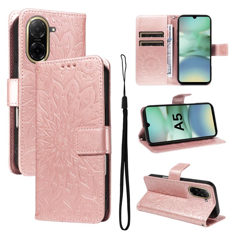 Embossed Sunflower Pattern Flip Leather Phone Case, For Redmi 17C/14C 4G/A4 5G/Poco C75 5G, For Redmi K90 Pro Max/Poco F8 Ultra, For Redmi K90 / Poco F8 Pro, For Redmi 15C 5G/4G EU 173mm/Poco C85 5G, For Redmi 15 5G Global / 15 4G SEA 169.5mm          ...