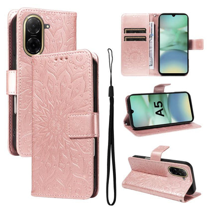 Embossed Sunflower Pattern Flip Leather Phone Case, For Redmi 17C/14C 4G/A4 5G/Poco C75 5G, For Redmi K90 Pro Max/Poco F8 Ultra, For Redmi K90 / Poco F8 Pro, For Redmi 15C 5G/4G EU 173mm/Poco C85 5G, For Redmi 15 5G Global / 15 4G SEA 169.5mm          ...