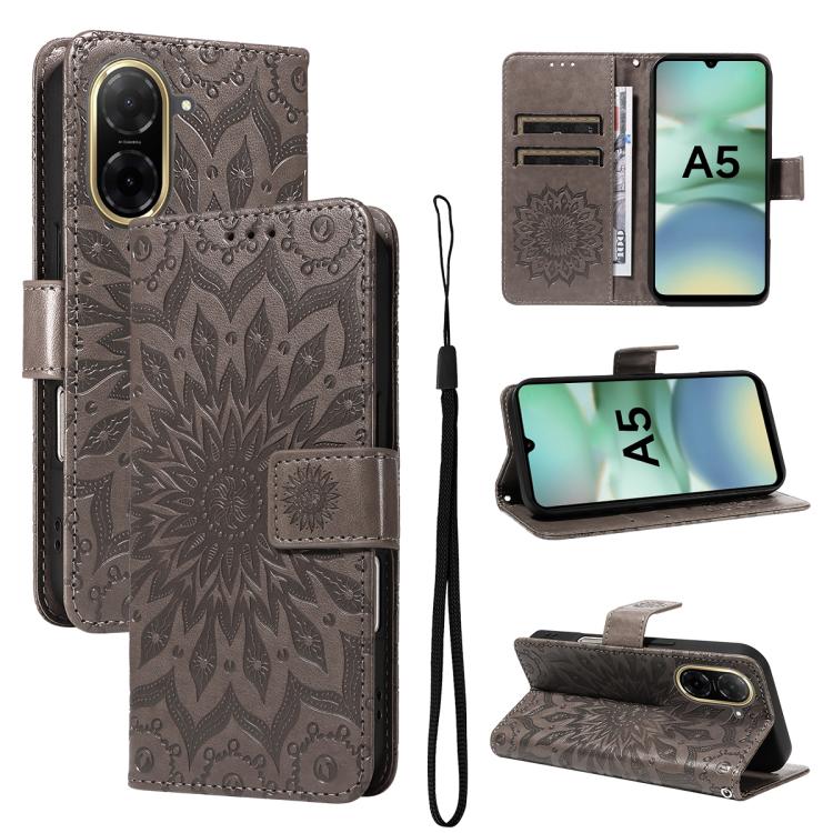 Embossed Sunflower Pattern Flip Leather Phone Case, For Redmi 17C/14C 4G/A4 5G/Poco C75 5G, For Redmi K90 Pro Max/Poco F8 Ultra, For Redmi K90 / Poco F8 Pro, For Redmi 15C 5G/4G EU 173mm/Poco C85 5G, For Redmi 15 5G Global / 15 4G SEA 169.5mm          ...